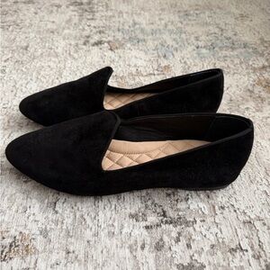 Birdies Black Suede Women's Flats Size 9